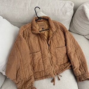Blank NYC Tan Quilted Jacket
